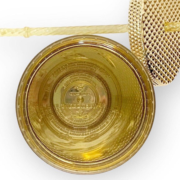 Starbucks Gold Studded Tumbler 16 oz Grande Holiday 2022 Metallic Bling Cold Cup - Picture 10 of 10